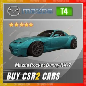Csr2 Mazda Rocket Bunny Rx 7 Gold Stars Car | Csr2 Mods