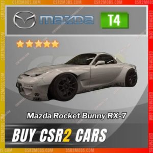 Csr2 Mazda Rocket Bunny Rx 7 Gold Stars Car | Csr2 Mods