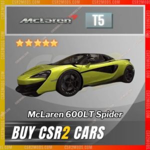 Csr2 Mclaren 600Lt Spider Gold Stars Car | Csr2 Mods