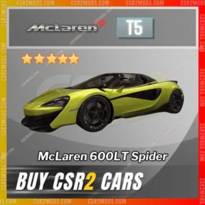Csr2 Mclaren 600Lt Spider Gold Stars Car | Csr2 Mods