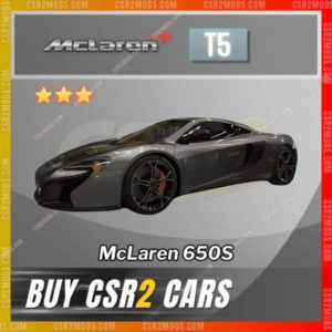 CSR2 Mclaren 650S Gold Stars Car | CSR2 MODS