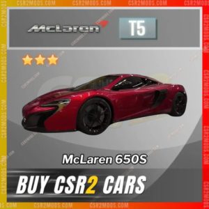 Csr2 Mclaren 650S Gold Stars Car | Csr2 Mods