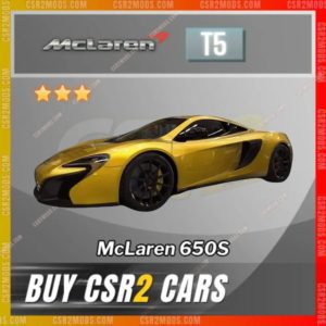 Csr2 Mclaren 650S Gold Stars Car | Csr2 Mods