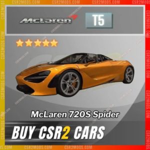Csr2 Mclaren 720S Spider Gold Stars Car | Csr2 Mods