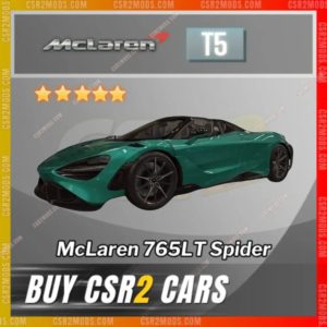 Csr2 Mclaren 765Lt Spider Mso Cirrus Gold Stars Car | Csr2 Mods