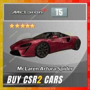 CSR2 Mclaren Artura Spider Gold Stars Car | CSR2 MODS