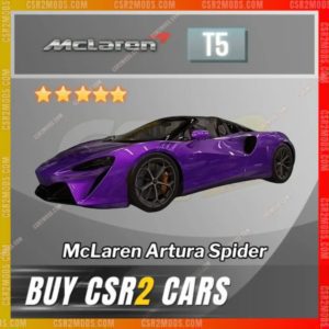 Csr2 Mclaren Artura Spider Gold Stars Car | Csr2 Mods
