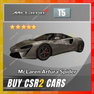 Csr2 Mclaren Artura Spider Gold Stars Car | Csr2 Mods