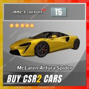 Csr2 Mclaren Artura Spider Gold Stars Car | Csr2 Mods