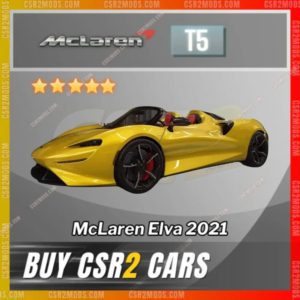 Csr2 Mclaren Elva 2021 Gold Stars Car | Csr2 Mods