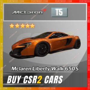 CSR2 Mclaren Liberty Walk 650S Gold Stars Car | CSR2 MODS