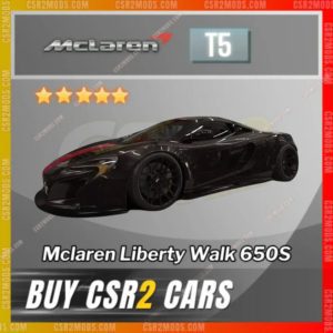 Csr2 Mclaren Liberty Walk 650S Gold Stars Car | Csr2 Mods