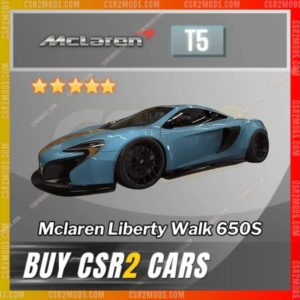 Csr2 Mclaren Liberty Walk 650S Gold Stars Car | Csr2 Mods