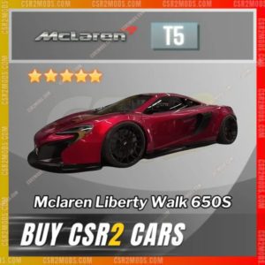 Csr2 Mclaren Liberty Walk 650S Gold Stars Car | Csr2 Mods