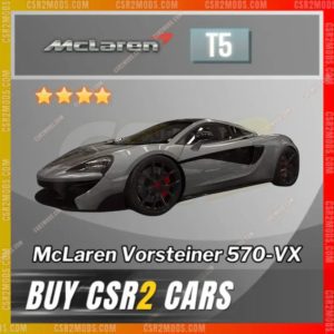 CSR2 Mclaren Vorsteiner 570 Vx Gold Stars Car | CSR2 MODS