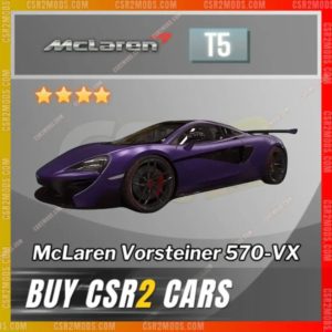 Csr2 Mclaren Vorsteiner 570 Vx Gold Stars Car | Csr2 Mods