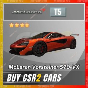 Csr2 Mclaren Vorsteiner 570 Vx Gold Stars Car | Csr2 Mods