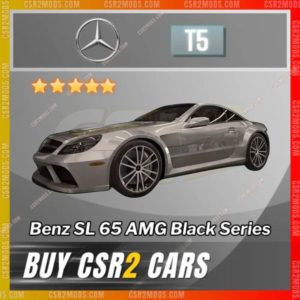 CSR2 Mercedes Benz Sl 65 AMG Black Series Gold Stars Car | CSR2 MODS