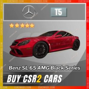 Csr2 Mercedes Benz Sl 65 Amg Black Series Gold Stars Car | Csr2 Mods