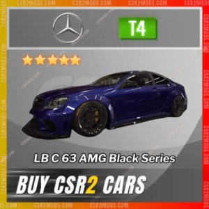 CSR2 Mercedes Lb C 63 AMG Black Series Gold Stars Car | CSR2 MODS
