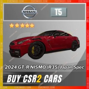 Csr2 Nissan 2024 Gt R Nismo R35 Japan Spec Gold Stars Car | Csr2 Mods