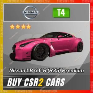 Csr2 Nissan Lb Gt R R35 Premium Gold Stars Car | Csr2 Mods