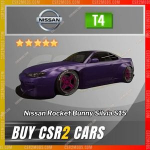 Csr2 Nissan Rocket Bunny Silvia S15 Gold Stars Car | Csr2 Mods
