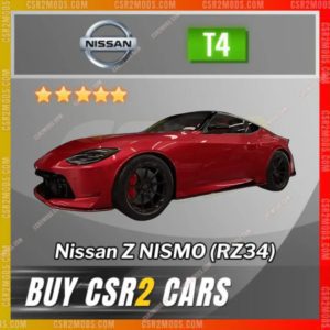 Csr2 Nissan Z Nismo Rz34 Gold Stars Car | Csr2 Mods