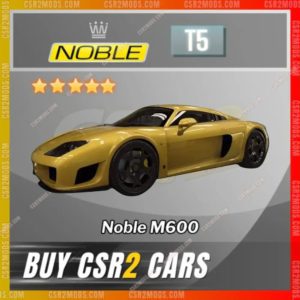 Csr2 Noble M600 Gold Stars Car | Csr2 Mods