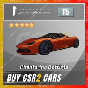 CSR2 Pininfarina Battista Gold Stars Car | CSR2 MODS