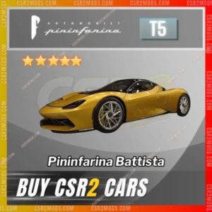Csr2 Pininfarina Battista Gold Stars Car | Csr2 Mods