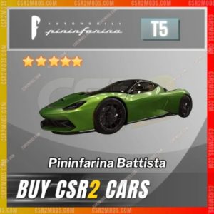 Csr2 Pininfarina Battista Gold Stars Car | Csr2 Mods