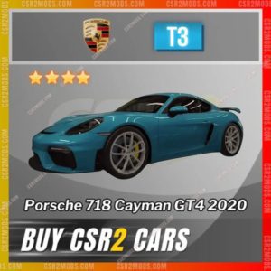 Csr2 Porsche 718 Cayman Gt4 2020 Gold Stars Car | Csr2 Mods
