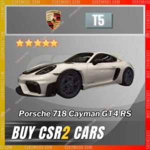 Csr2 Porsche 718 Cayman Gt4 Rs Gold Stars Car | Csr2 Mods