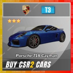 Csr2 Porsche 718 Cayman Gold Stars Car | Csr2 Mods
