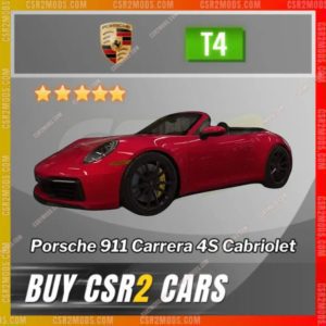 CSR2 Porsche 911 Gold Stars Carrera 4S Cabriolet Gold Stars Car | CSR2 MODS