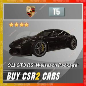 CSR2 Porsche 911 Gt3 Rs Weissach Pkg Gold Stars Car | CSR2 MODS