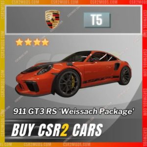 Csr2 Porsche 911 Gt3 Rs Weissach Pkg Gold Stars Car | Csr2 Mods