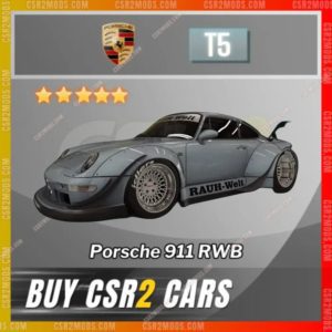 CSR2 Porsche 911 RWB Gold Stars Car | CSR2 MODS