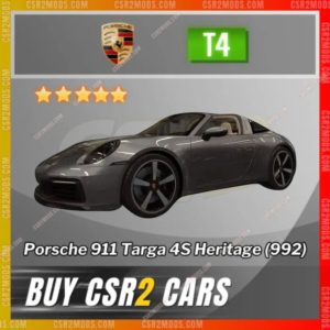 Csr2 Porsche 911 Targa 4S Heritage 992 Gold Stars Car | Csr2 Mods