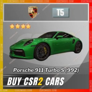 Csr2 Porsche 911 Turbo S 992 Gold Stars Car | Csr2 Mods