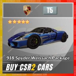 Porsche 918 Spyder Weissach Package Sapphireblue G ✅ Csr2 Mods Store