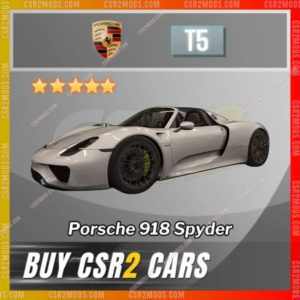 Csr2 Porsche 918 Spyder Gold Stars Car | Csr2 Mods