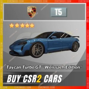 Csr2 Porsche Taycan Turbo Gt Weissach Edition Gold Stars Car | Csr2 Mods