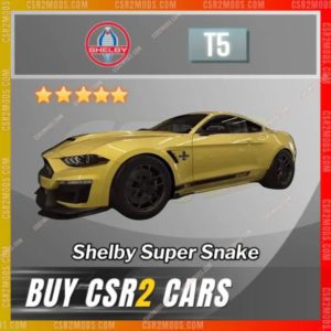 Csr2 Shelby Super Snake Gold Stars Car | Csr2 Mods