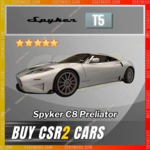 Csr2 Spyker C8 Preliator Gold Stars Car | Csr2 Mods