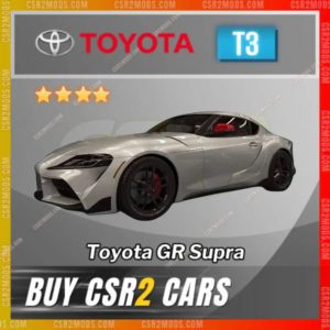 CSR2 Toyota Gr Supra Gold Stars Car | CSR2 MODS