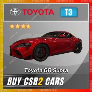 Csr2 Toyota Gr Supra Gold Stars Car | Csr2 Mods