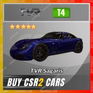 Csr2 Tvr Sagaris Gold Stars Car | Csr2 Mods