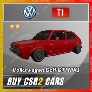 Csr2 Volkswagen Golf Gti Mk1 Gold Stars Car | Csr2 Mods